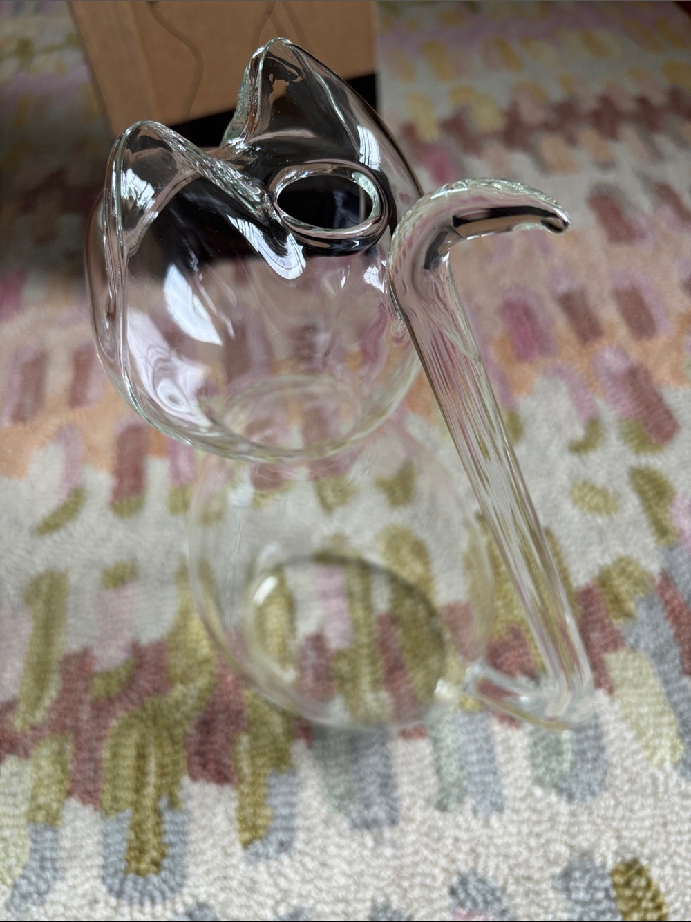 ๐ธBalvi Gifts S.L. Meow Water Jug Clear Glass CAT new in box ๐ฆ๐ง - Picture 12 of 16
